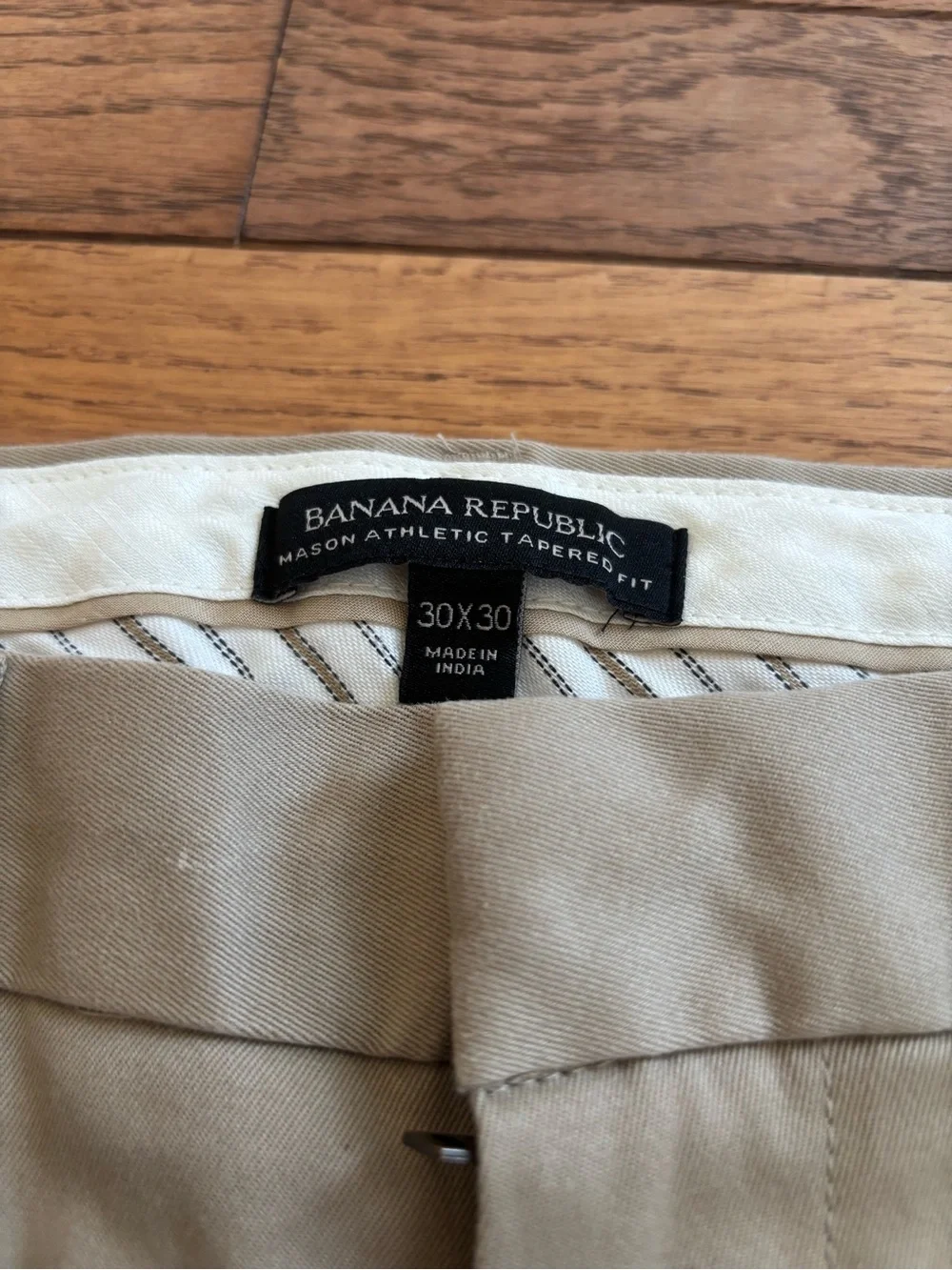 Banana Republic Men's Khaki Chino Pants - Light Tan